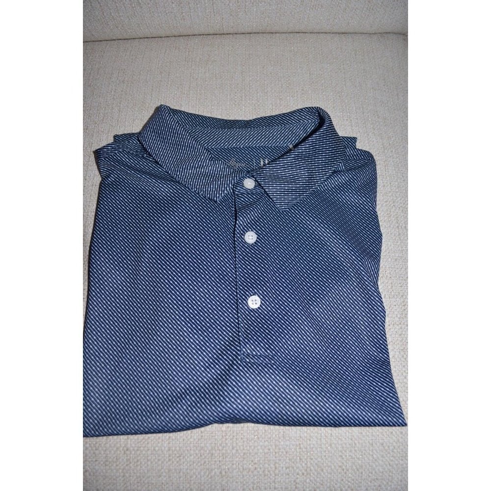 Walter Hagen Polo Shirt Mens Big & Tall Size 2XL Blue Golf  11 Majors Shirt Slee
